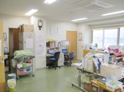スタッフの作業スペース