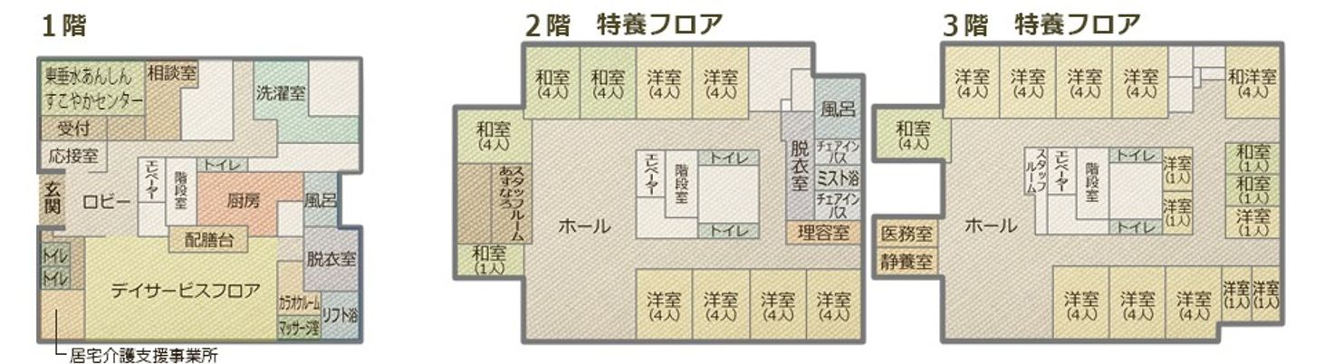 各階の配置図面
