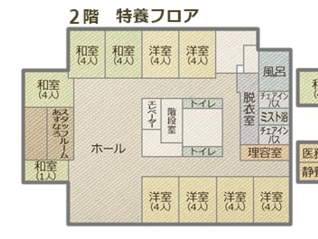 各階の配置図面 内観 この施設の各階にある部屋や設備の配置が確認できる図です。快適な職場環境をイメージしやすくなっています。