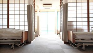 明るい病室内観
