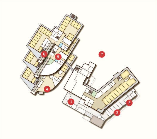 施設の見取り図