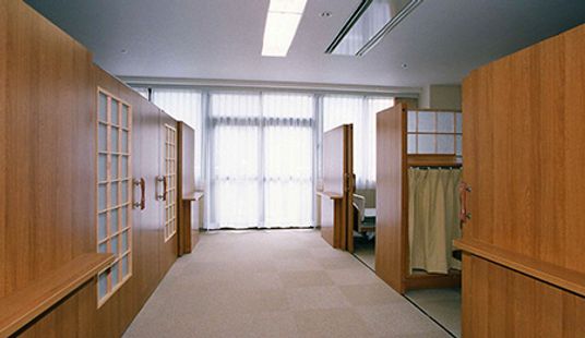 プライバシー配慮の居室