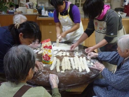 調理活動を行う利用者様