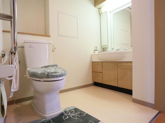 清潔感のあるトイレ空間