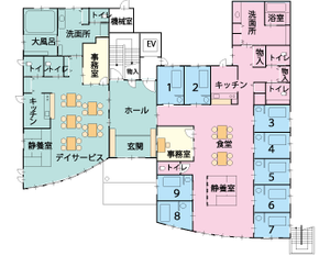 機能的な間取りの図面