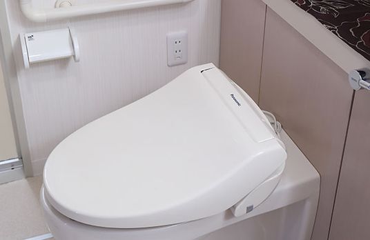 清潔な設備のトイレ