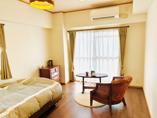 廊下の端の様子