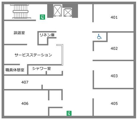 職員用休憩スペース