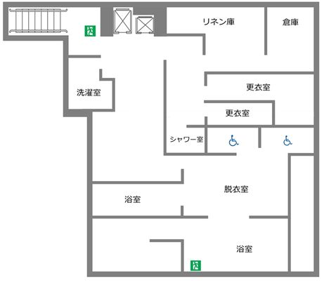 清潔で機能的な間取り図