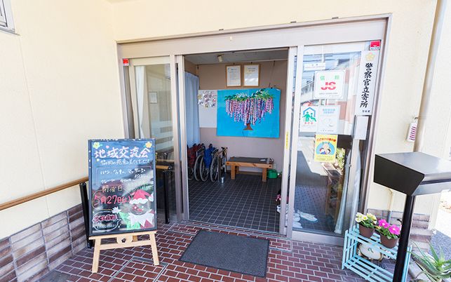 広々としたエントランス  