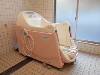 最新の浴室設備