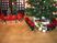 クリスマス装飾のロビー  