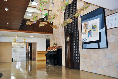 広々とした廊下