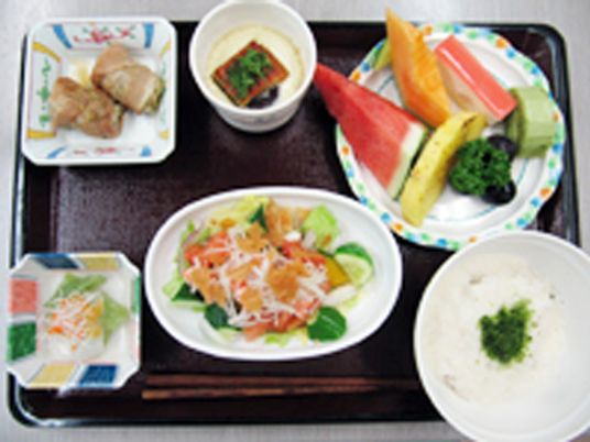 食事の盛り付け