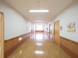 清潔感のある廊下