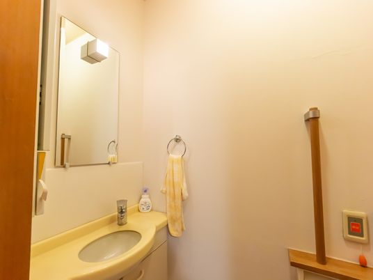 シンプルな洗面所