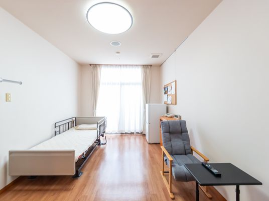 ベッドのある居室