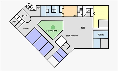 むれさきリハビリスタジオの外観