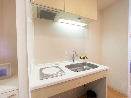 キッチンカウンターとシンク