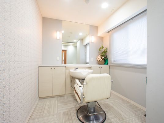 清潔感のある洗面室