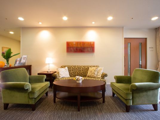 ゆったりとした快適なラウンジ