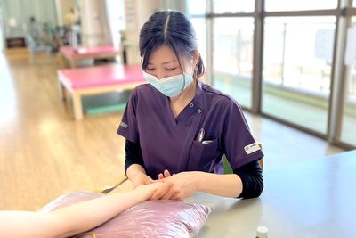 心地よいケアの様子