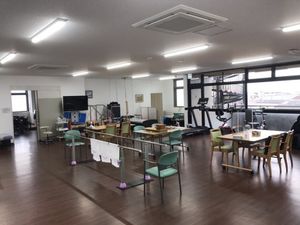 広い共有リビング  