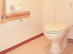 清潔なトイレスペース