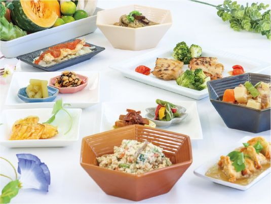 多彩な料理のプレート