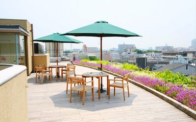 開放感あふれるテラス
