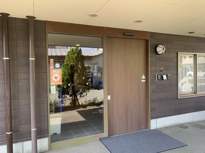 ゆったりとしたエントランス
