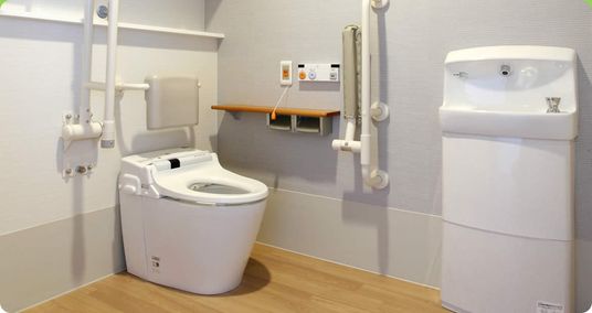 機能的なトイレ空間