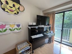 明るい空間のリビング