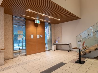 快適なエントランス空間