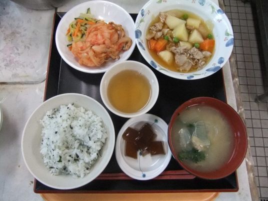 栄養豊富な食事トレー