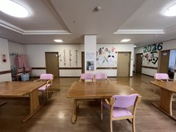 温かみのある休憩室