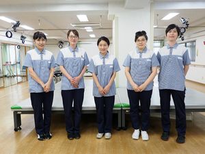 機能訓練室のスタッフ  