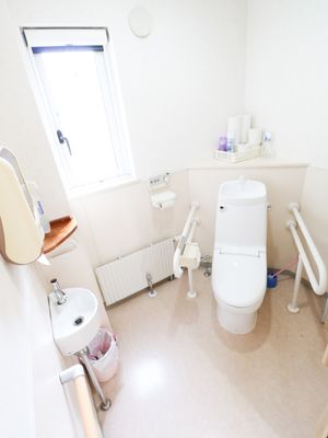 清潔感のあるトイレ空間