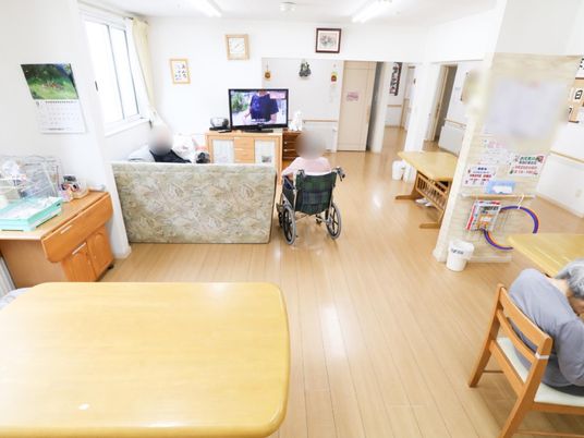 共有スペースと居住者