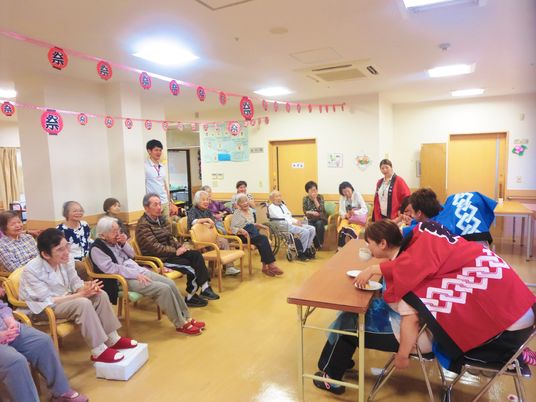 イベント中の居室