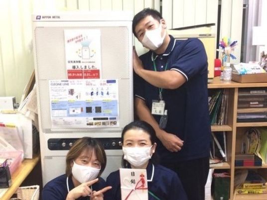 スタッフが集う休憩室  