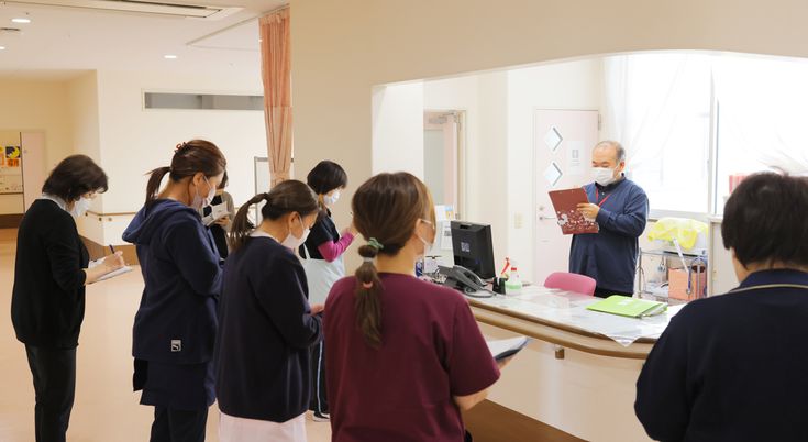 スタッフの様子カウンター  