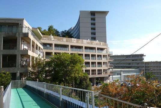 緑豊かな外観