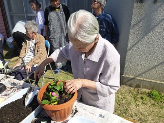 高齢者の園芸活動