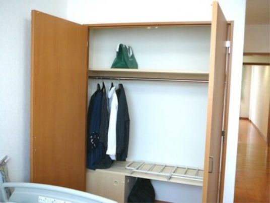 廊下に面したクローゼット