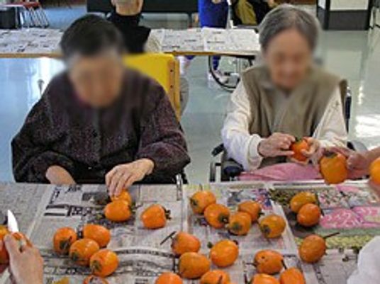 秋の娯楽活動の様子