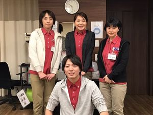 スタッフ集合の休憩室  