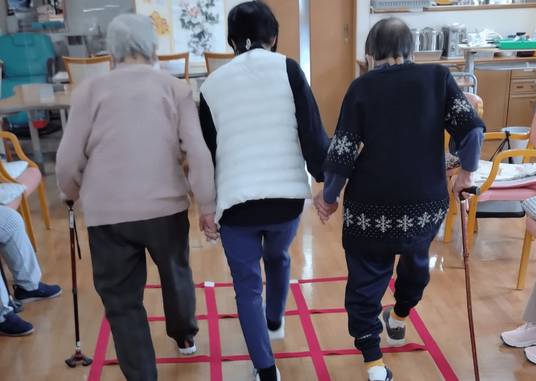 体操中の様子