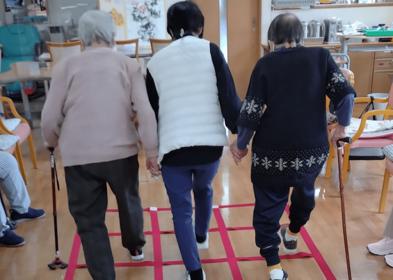 体操中の様子