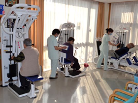 機能訓練が行われる部屋